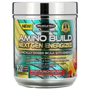 Comprar Muscletech, Amino Build Next Gen Energized, Fruit Punch Splash, 10.03 oz (284 g)