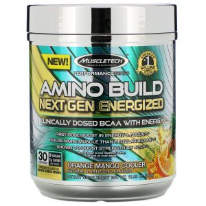 Comprar Muscletech, Amino Build Next Gen Energized, Orange Mango Cooler, 10.09 oz (286 g)