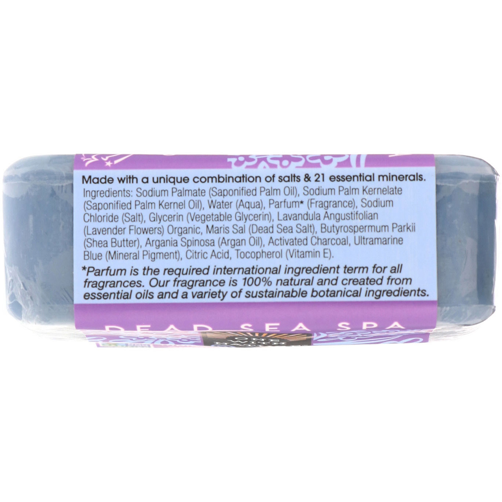 Comprar One with Nature, Triple Milled Mineral Soap Bar, Lavender, 7 oz (200 g) - Imagem 2