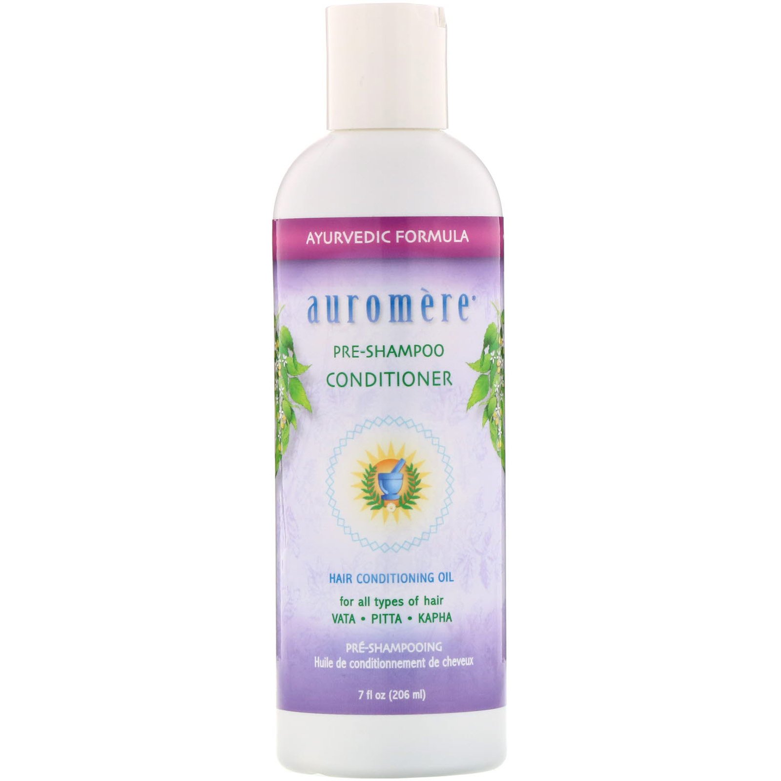 Comprar Auromere, Condicionador Pré-Xampu, Óleo Condicionador Capilar, 7 onças fluidas (206 mL)