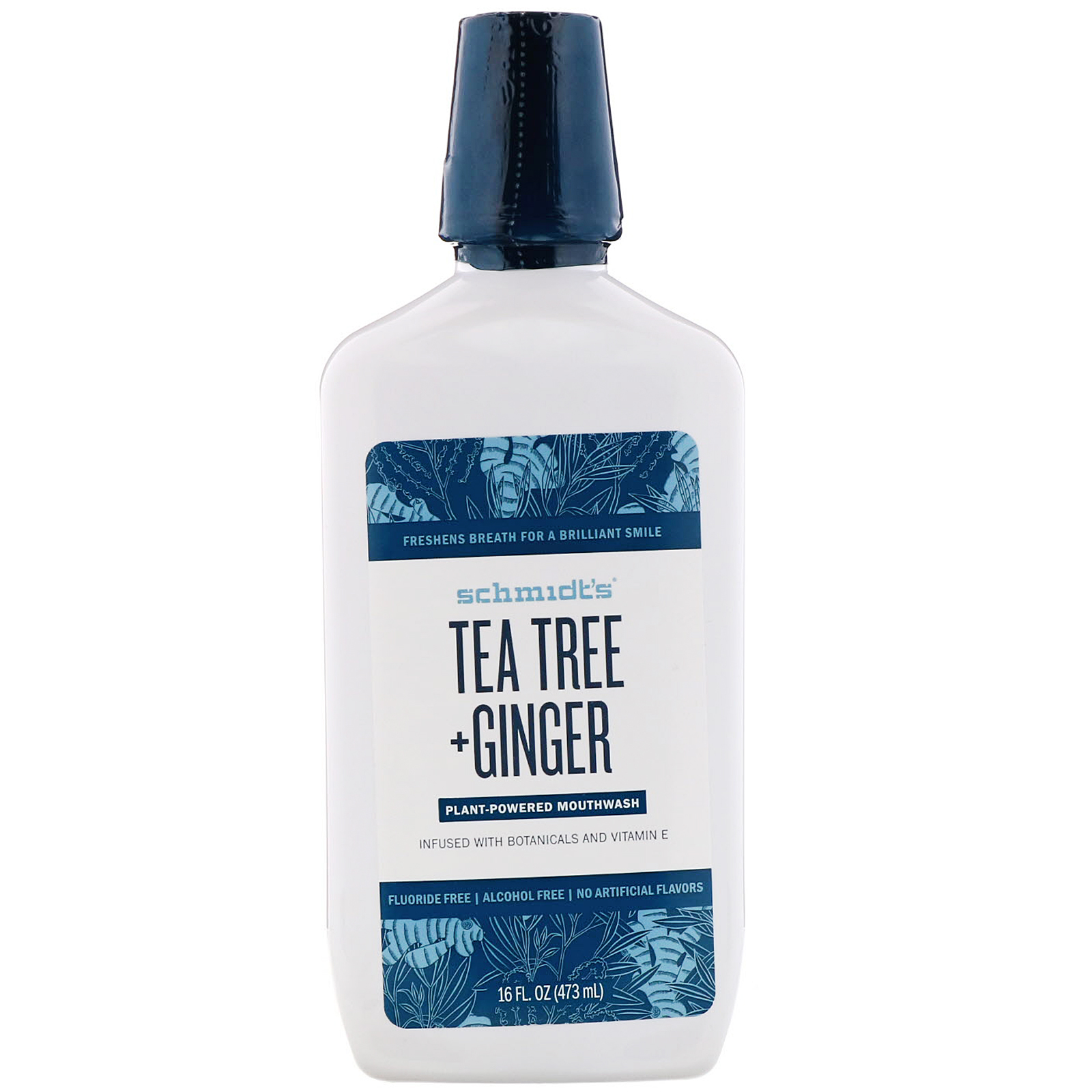 Comprar Schmidt's Naturals, Plant-Powered Mouthwash, Tea Tree + Ginger, 16 fl oz (473 ml)