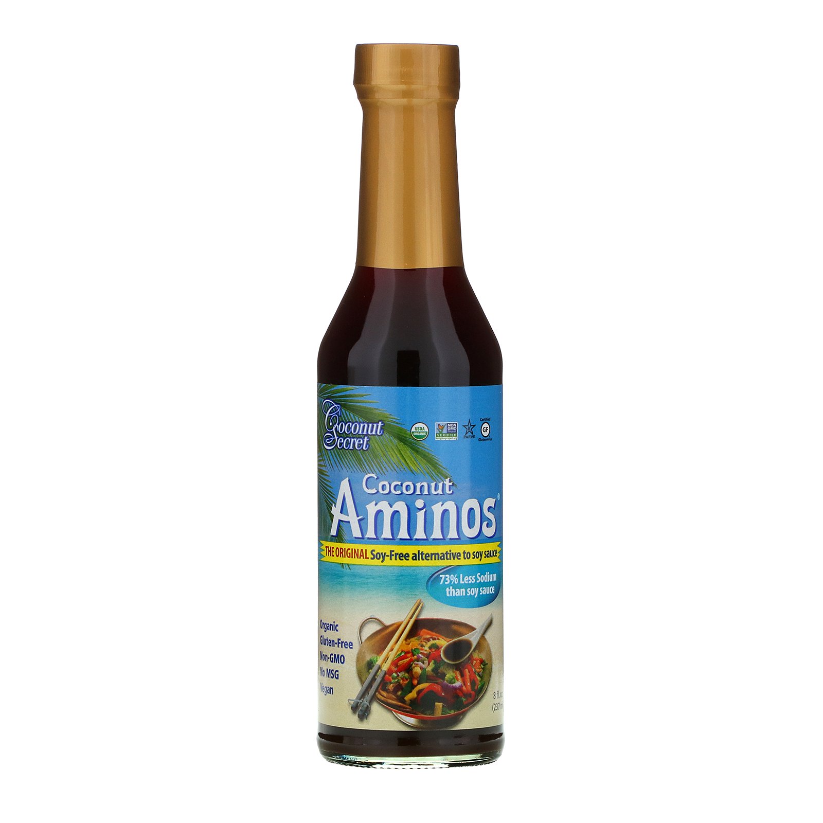 Comprar Coconut Secret, Original Coco Aminos, molho de soja sem tempero, 237 ml (8 fl oz)