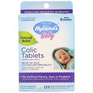 Comprar Hyland's, Baby, Colic Tablets, Ages 0 Months+, 125 Quick-Dissolving Tablets