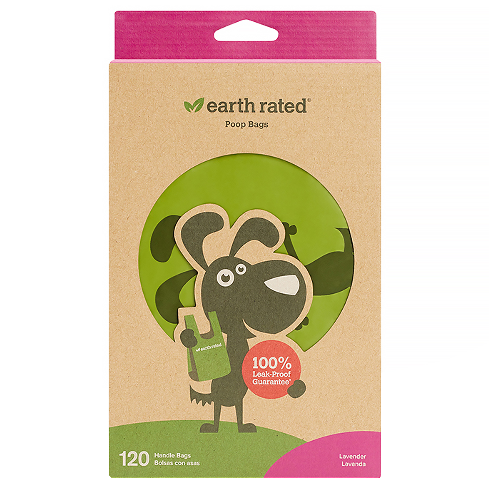 Comprar Earth Rated, Sacos com Alça, Sacos para Dejetos Caninos, Perfume de Lavanda, 120 Sacos