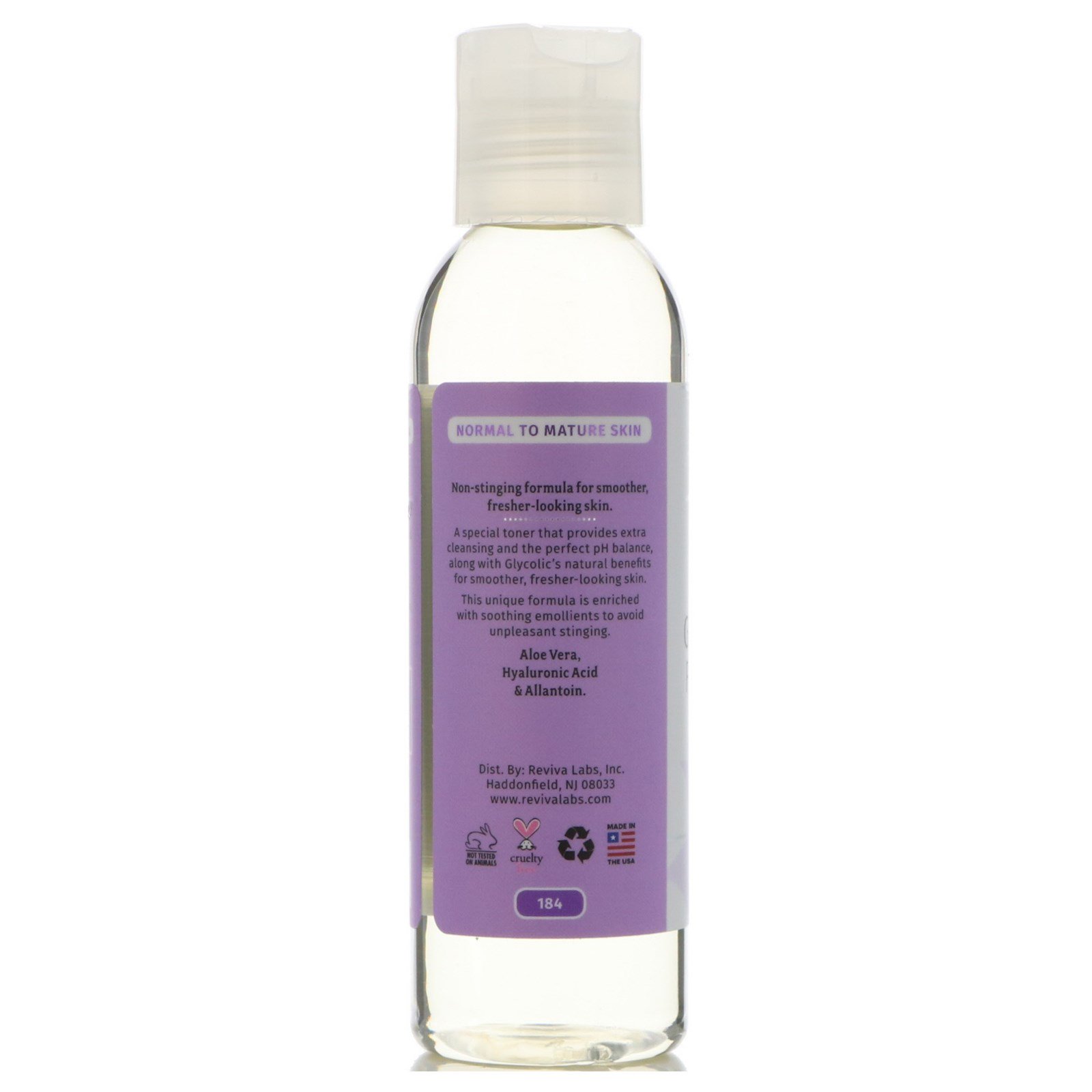 Comprar Reviva Labs, Tonificante Facial com Ácido Glicólico, frasco de 118 ml (4 oz) - Imagem 3