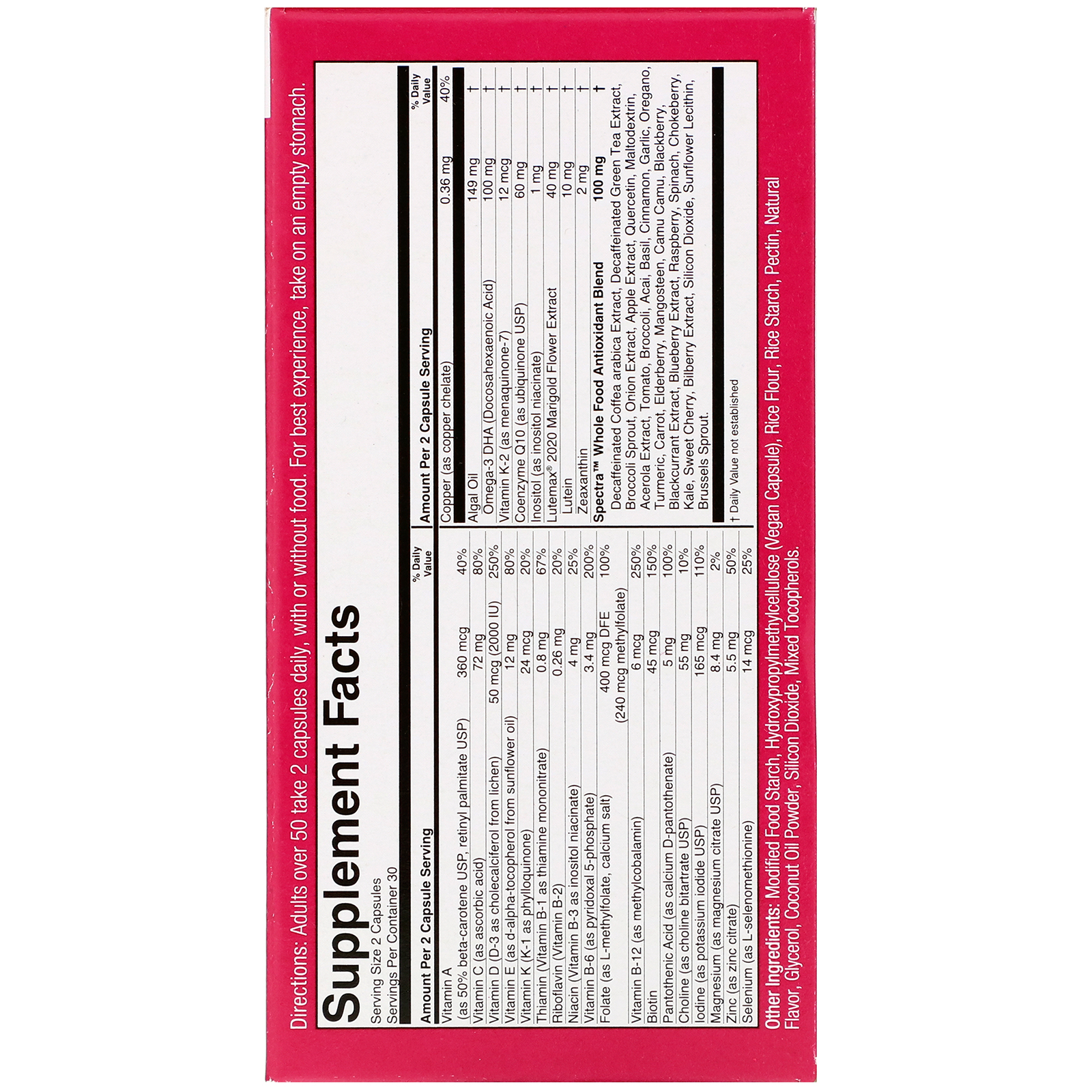 Comprar SmartyPants, Women's 50+ Formula, 60 Vegan Capsules - Imagem 2