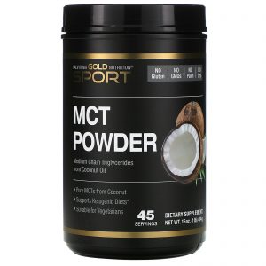 Comprar California Gold Nutrition, TCM em Pó, Coco e Fibras Prebióticas de Acácia, 16 oz (454 g)