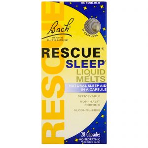 Comprar Bach, Original Flower Remedies, Rescue Sleep Liquid Melts, 28 Cápsulas