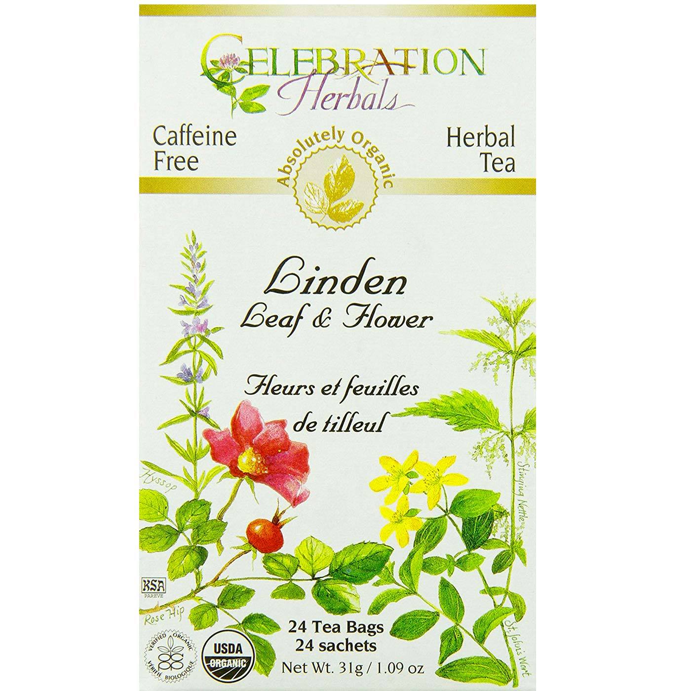 Comprar Celebration Herbals, Chá de Folhas e Flores de Tília - 24 Saquinhos de Chá
