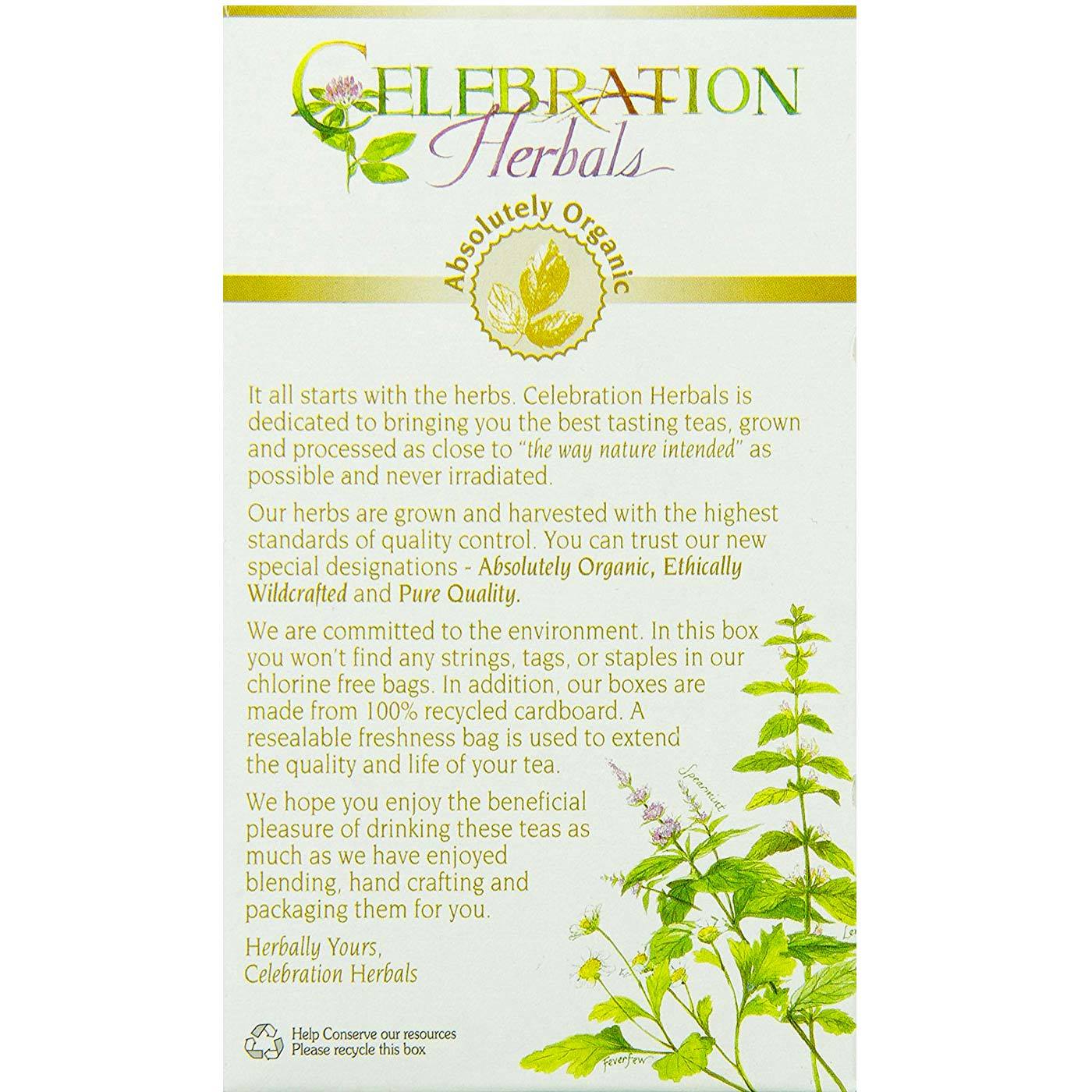 Comprar Celebration Herbals, Chá de Folhas e Flores de Tília - 24 Saquinhos de Chá - Imagem 3