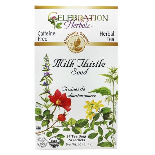 Comprar Celebration Herbals Herbal Tea, Chá de Semente de Cardo do Leite - 24 Saquinhos de Chá