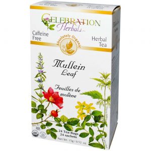 Comprar Celebration Herbals Herbal Tea, Chá de Folha de Verbasco Orgânica - 24 Saquinhos de Chá