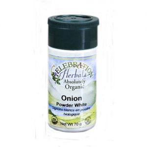Comprar Celebration Ervaals Cebola em pó branco orgânico 3,5 onças