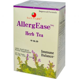 Comprar Health King and Balanceuticals, Chá de Ervas AllergEase™ - 20 Saquinhos de Chá