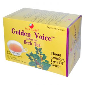 Comprar Health King and Balanceuticals, Chá Golden Voice™ - 20 Saquinhos