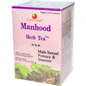 Comprar Health King and Balanceuticals, Chá de ervas para masculinidade - 20 saquinhos de chá