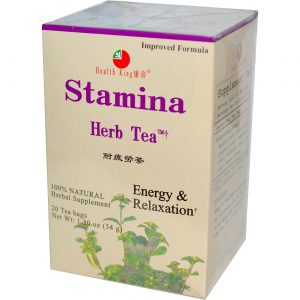 Comprar Health King and Balanceuticals, Chá de Stamina - 20 Saquinhos de Chá