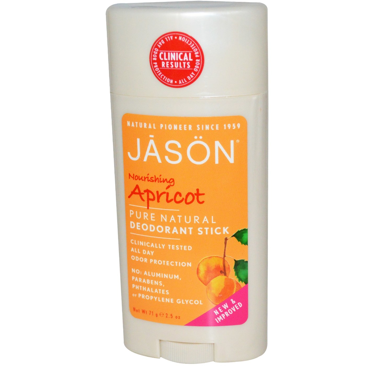 Comprar Jason Natural Cosmetics, Desodorante Stick, Damasco - 71 g (2,5 Oz)