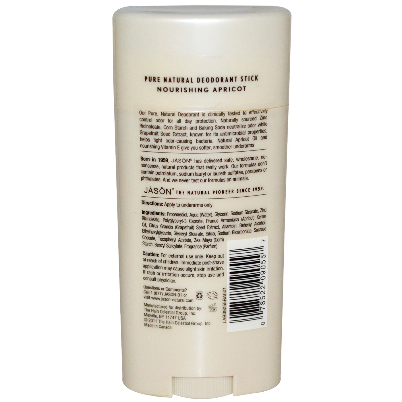 Comprar Jason Natural Cosmetics, Desodorante Stick, Damasco - 71 g (2,5 Oz) - Imagem 2