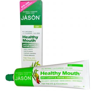 Comprar Jason Natural Cosmetics, Creme Dental Sorriso Saudável Anti-Cárie e Tártaro - 170 g