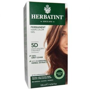 Comprar Herbavita, Gel de coloração permanente, Marrom - 5D Castanho Dourado Leve - 135 mL
