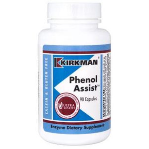 Comprar Kirkman Labs, Phenol Assist, 90 Cápsulas