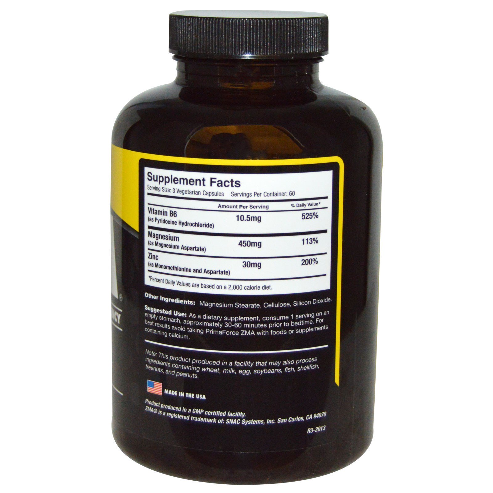 Comprar Primaforce, ZMA, 180 Cápsulas Vegetarianas - Imagem 2