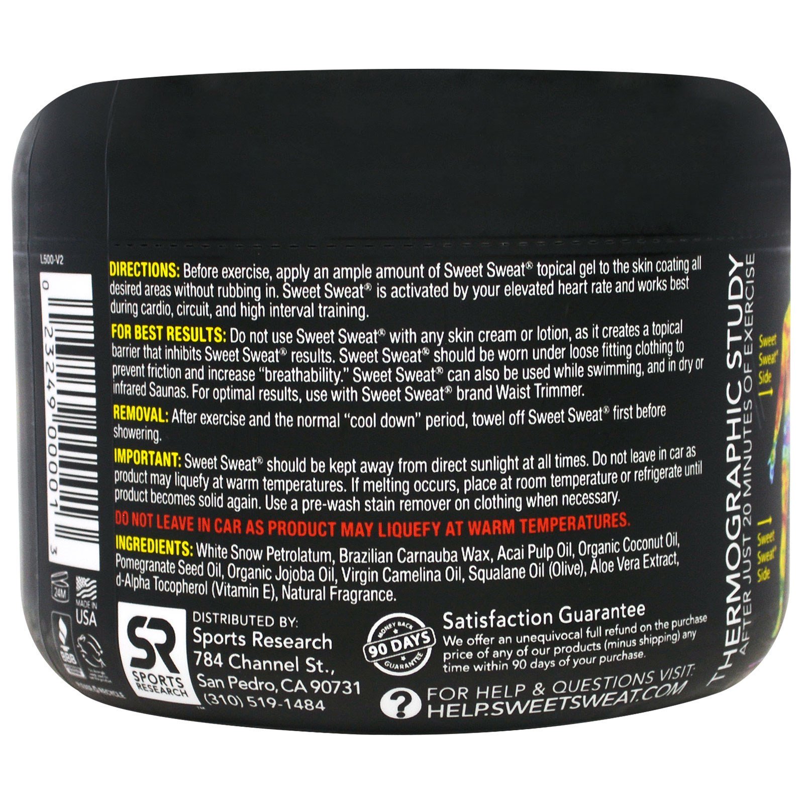 Comprar Sports Research, Sweet Sweat Potencializador de Treino, 6,5 oz (184 g) - Imagem 2