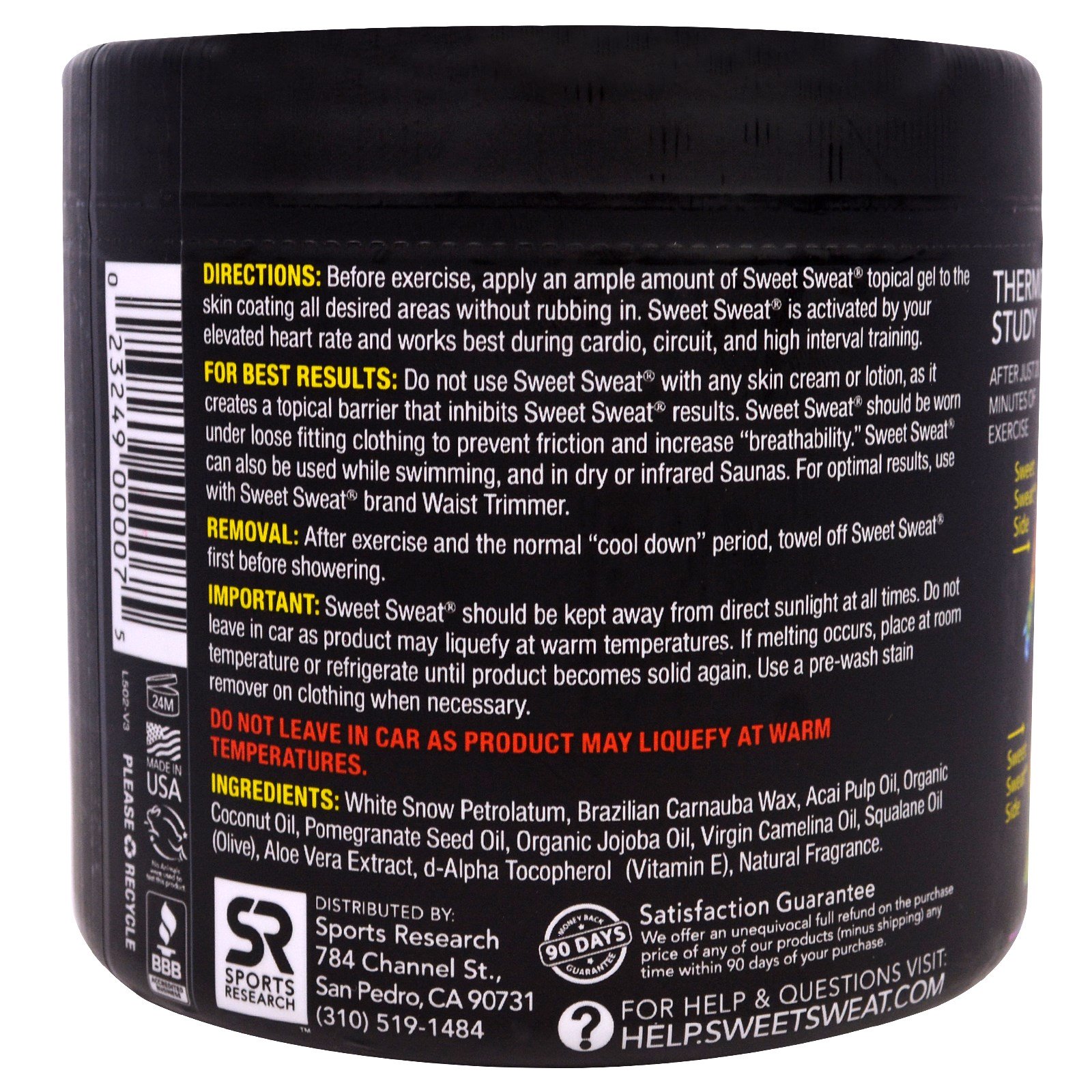 Comprar Sports Research, Intensificador de Treino "Doce Doce", 383 g - Imagem 2