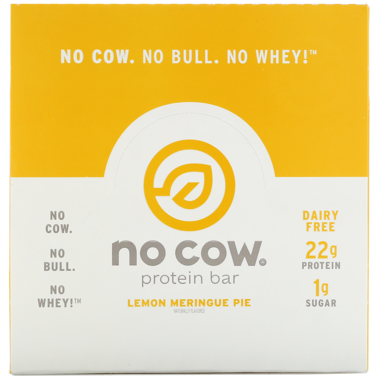 Comprar No Cow, Barra de Proteína, Torta de Merengue de Limão, 12 Barras, 2,12 oz (60 g) Cada - Imagem 2