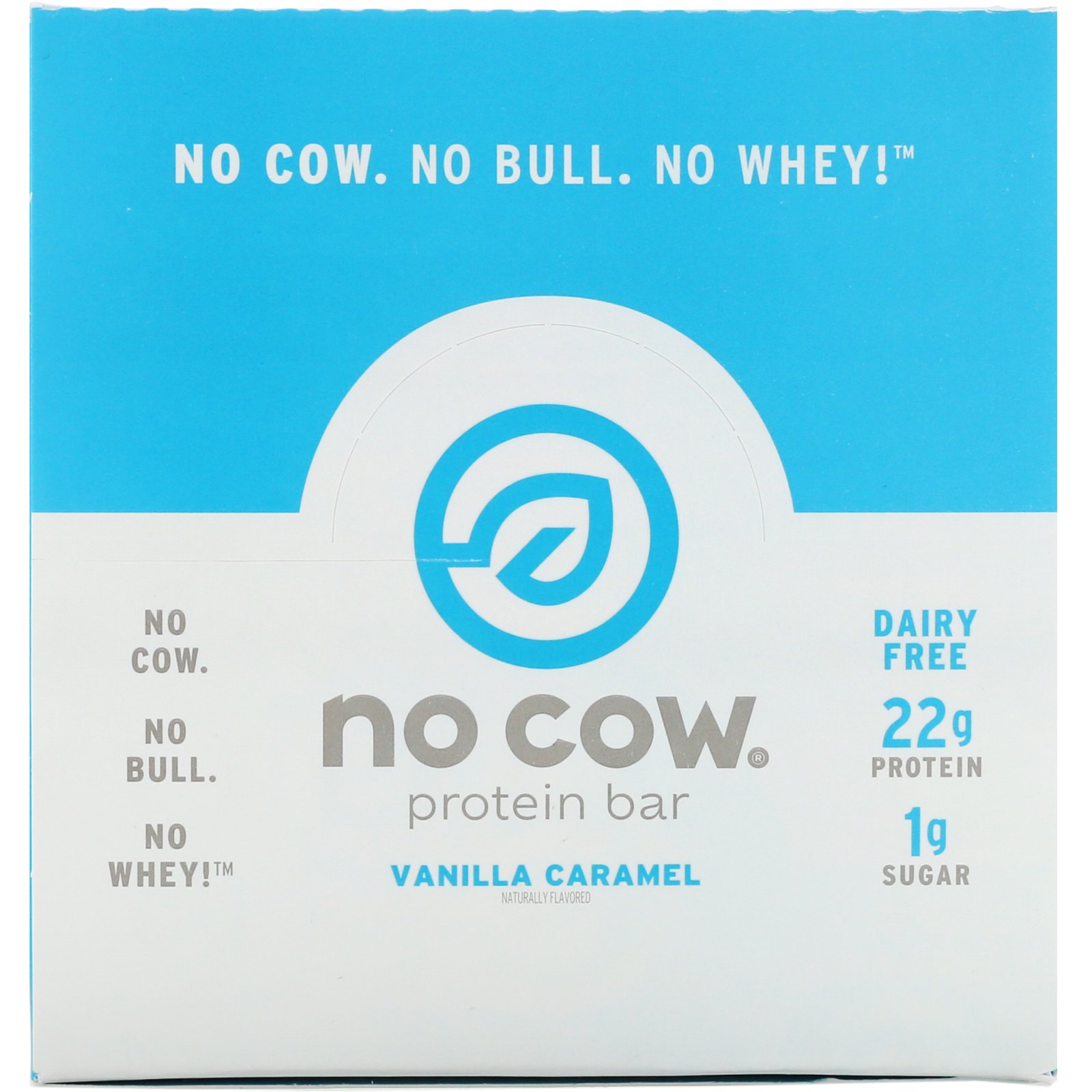 Comprar No Cow, Barra de Proteína, Caramelo de Baunilha, 12 Barras, 60 g (2,12 oz) Cada - Imagem 2