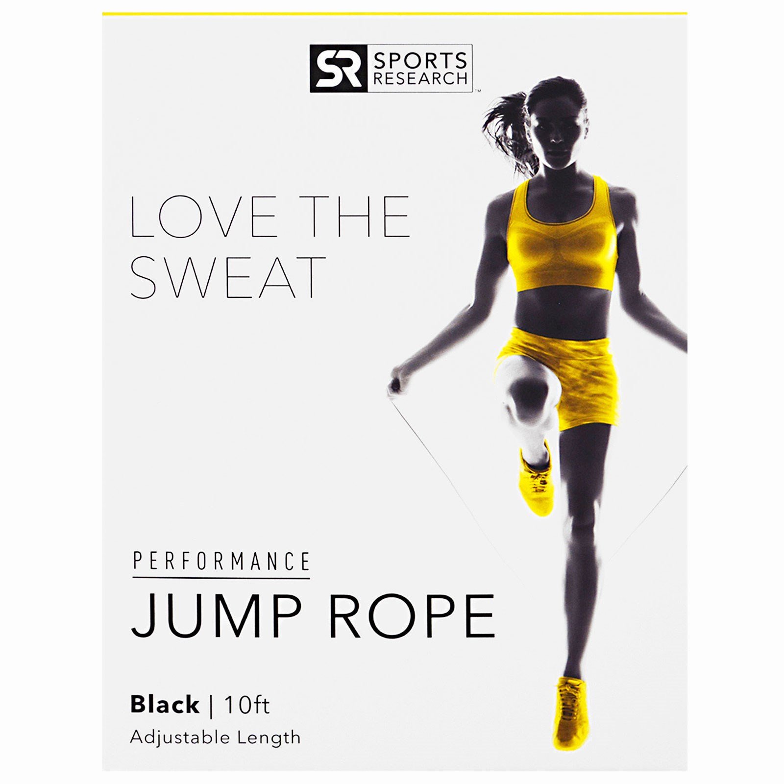 Comprar Sports Research, Corda de Salto Performático, Preta, 1 Corda de Salto - Imagem 2