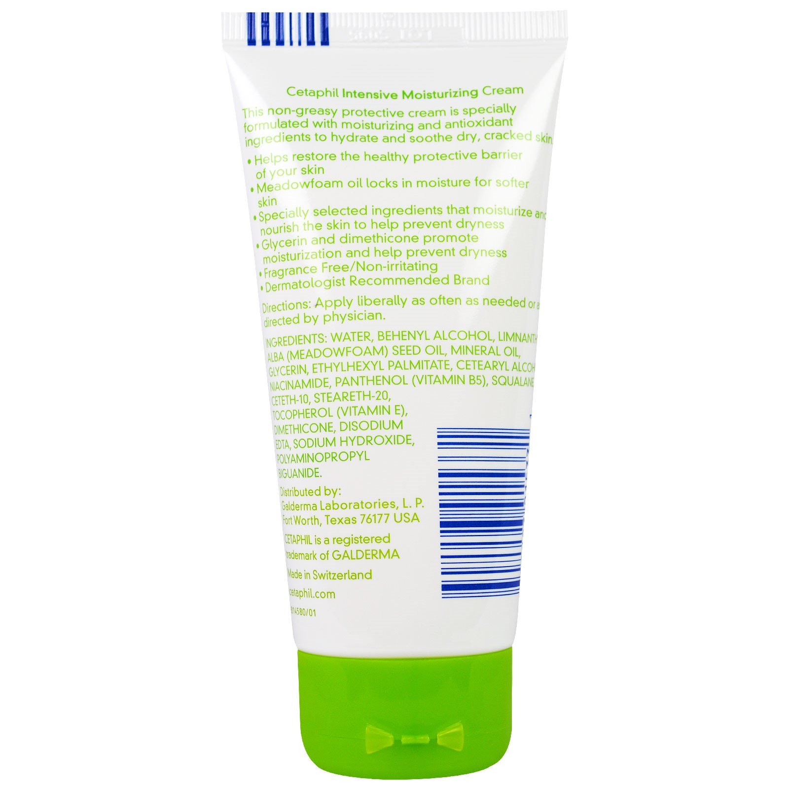 Comprar Cetaphil, Creme Hidratante Intensivo com Óleo de Meadowfoam, 85 g (3 oz) - Imagem 2
