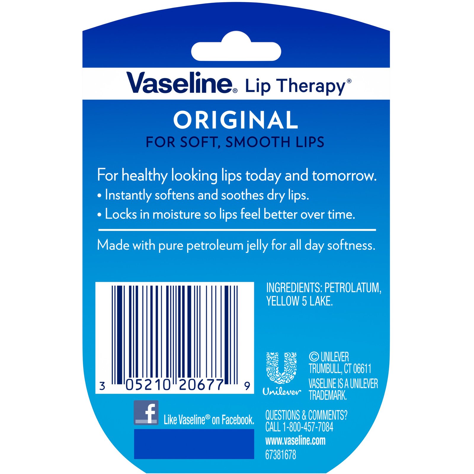 Comprar Vaseline, Lip Therapy, Protetor labial original, 7 g - Imagem 3