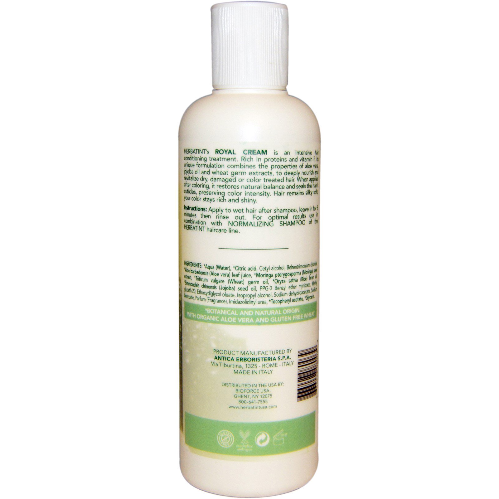 Comprar Herbatint, Condicionador Creme Real, Aloe Vera, Óleo de Jojoba, Trigo, 8.79 fl oz (260 ml) - Imagem 2