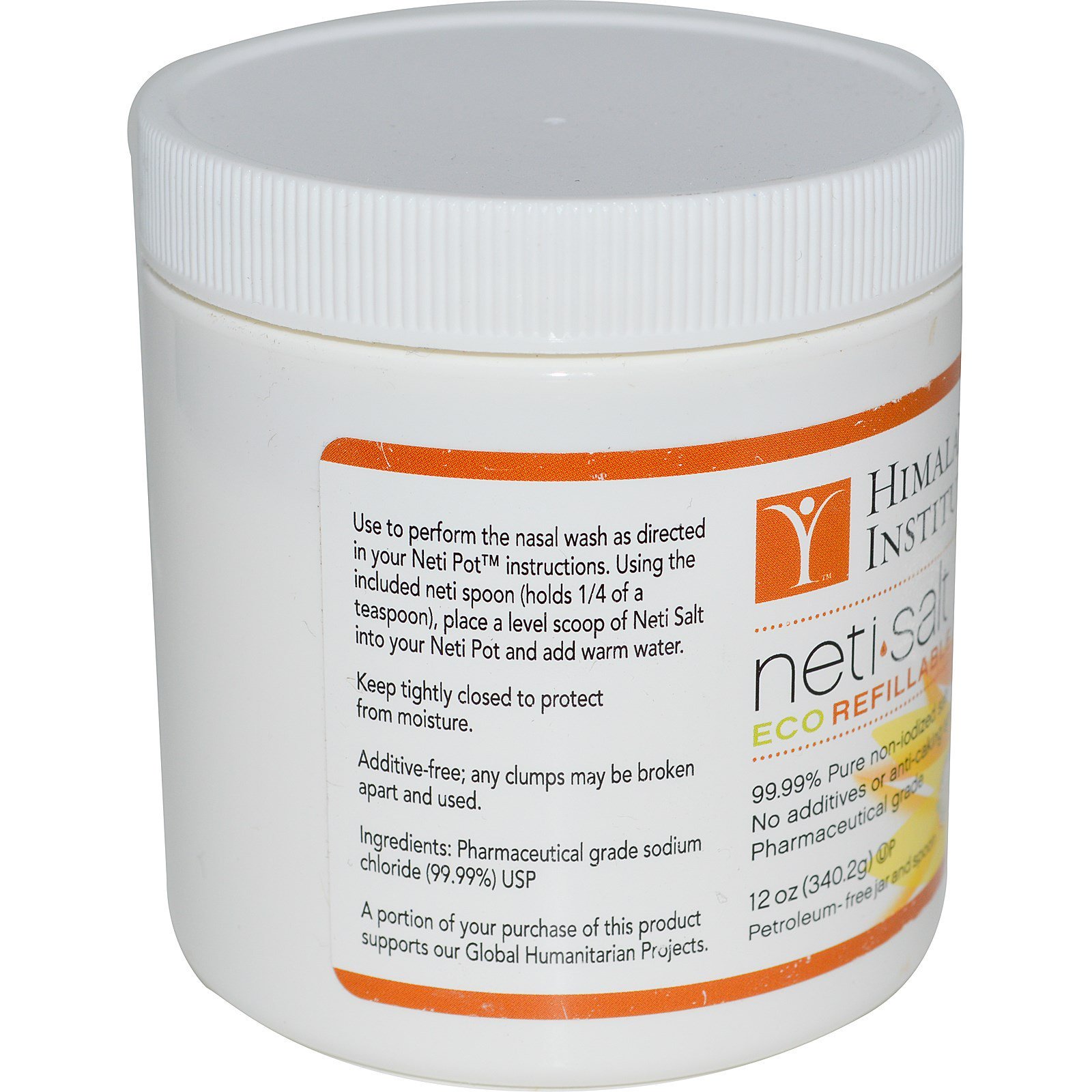 Comprar Himalayan Institute, Neti•Salt, Pote Preenchível Ecológico, 12 oz (340,2 g) - Imagem 2