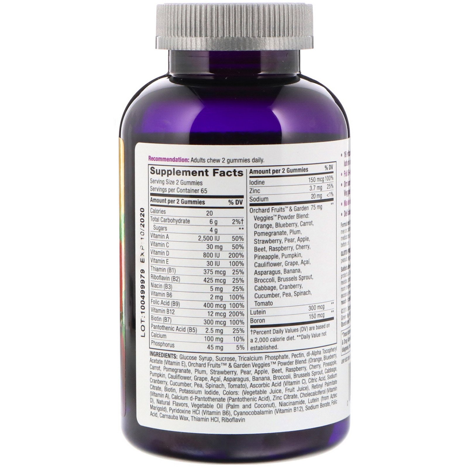 Comprar Nature's Way, Alive! Vitaminas em Gomas para Mulheres Acima dos 50, Excelente Sabor de Frutas, 130 Gomas - Imagem 2