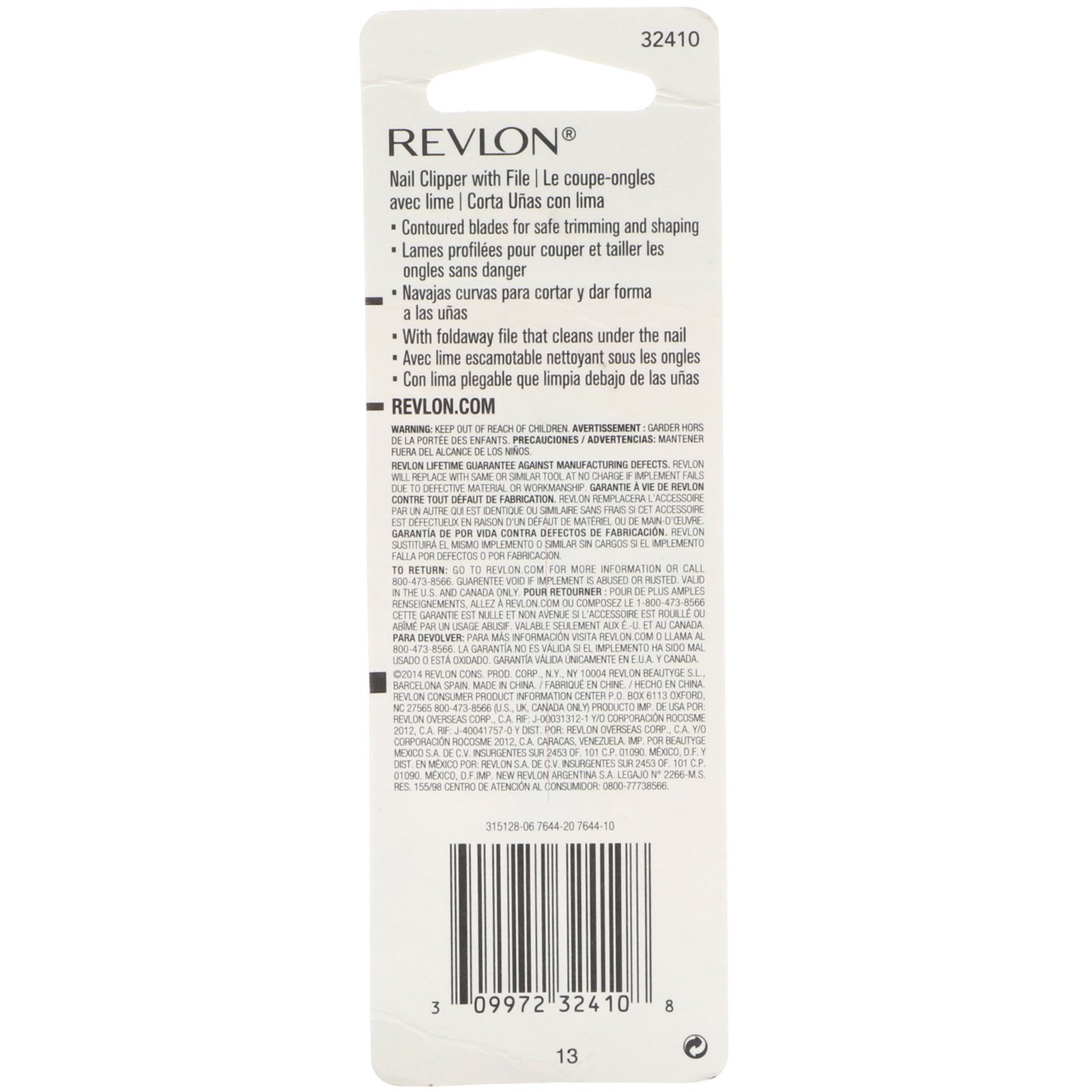 Comprar Revlon, Cortador de unhas, 1 contagem - Imagem 3