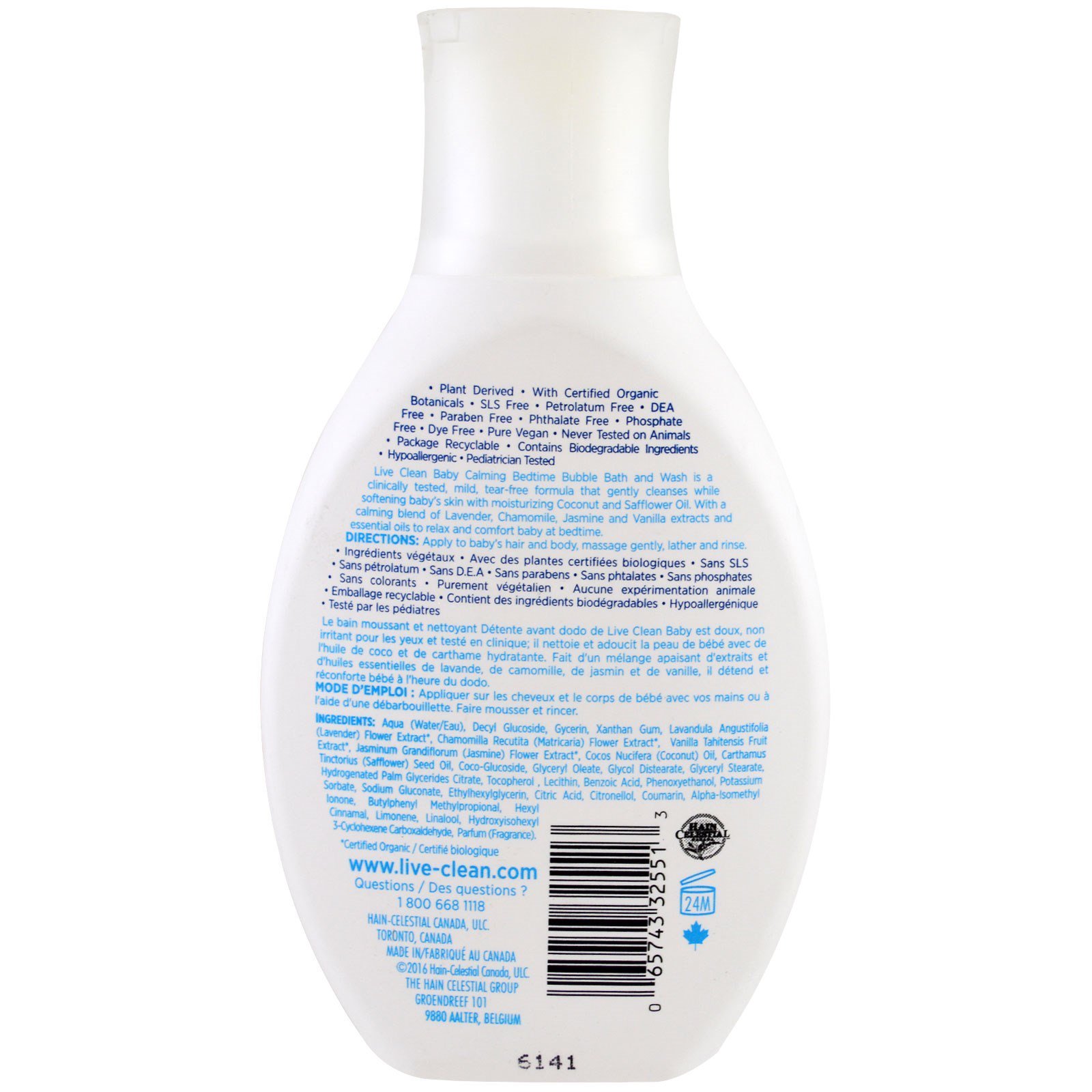 Comprar Live Clean, Baby, Hora de Dormir Relaxante, Sabonete Líquido e Bolhas para o Banho, 300 ml (10 fl oz) - Imagem 2