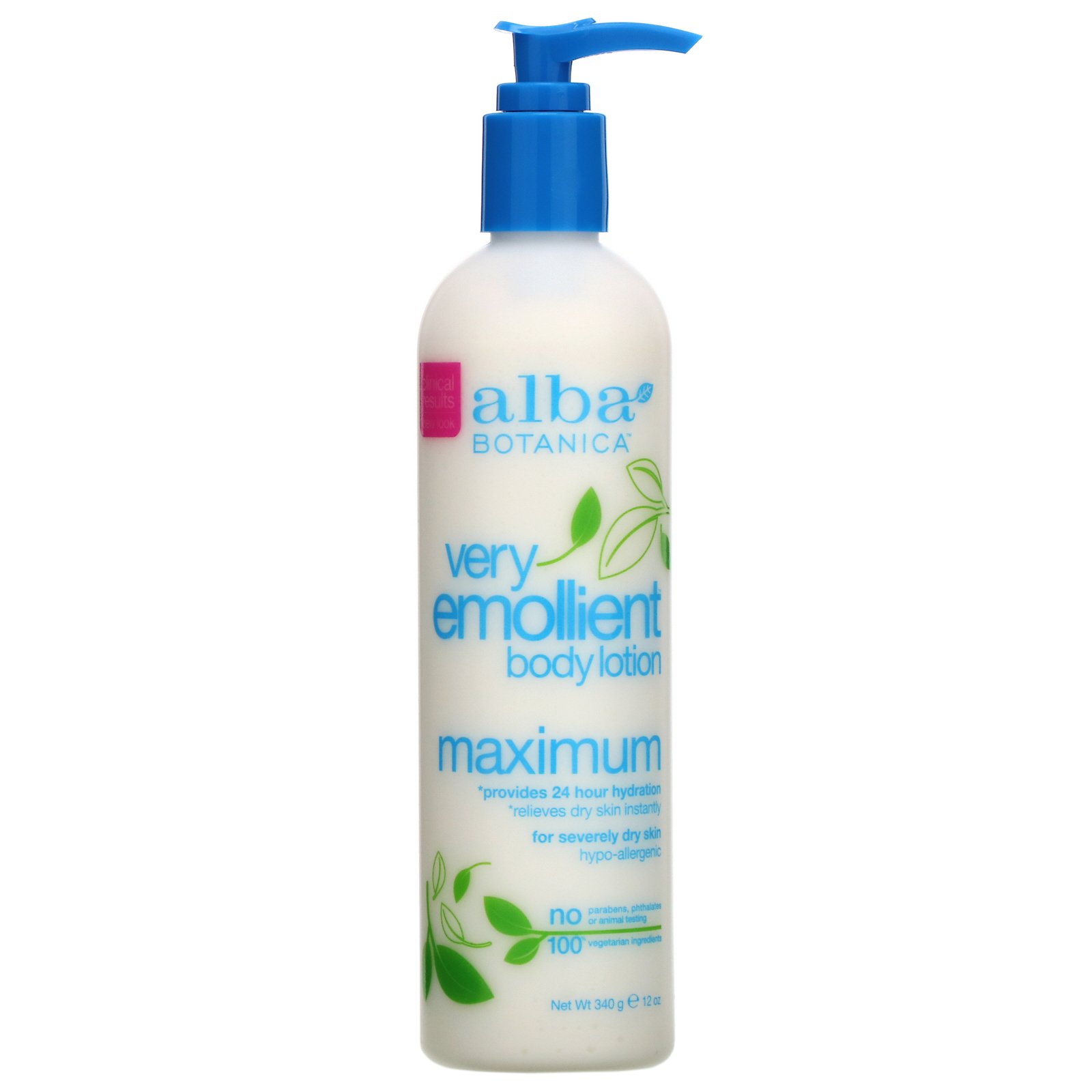 Comprar Alba Botanica, Loção Corporal Muito Emoliente, Máximo, 340 g (12 oz)