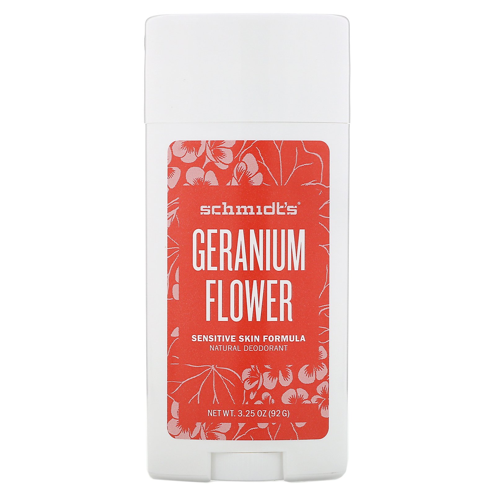 Comprar Schmidt's Naturals, Desodorante Natural, Fórmula para Pele Sensível, Flor de Gerânio, 92 g (3,25 oz) - Imagem 3