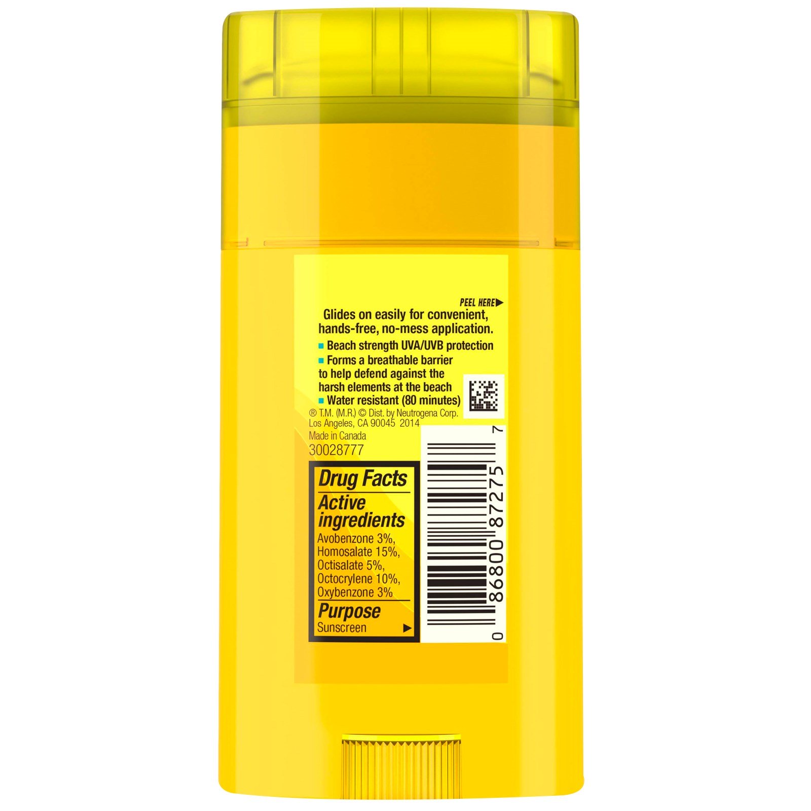 Comprar Neutrogena, Defesa para praia, bastão de protetor solar, FPS 50+, 1,5 onças (42 g) - Imagem 2