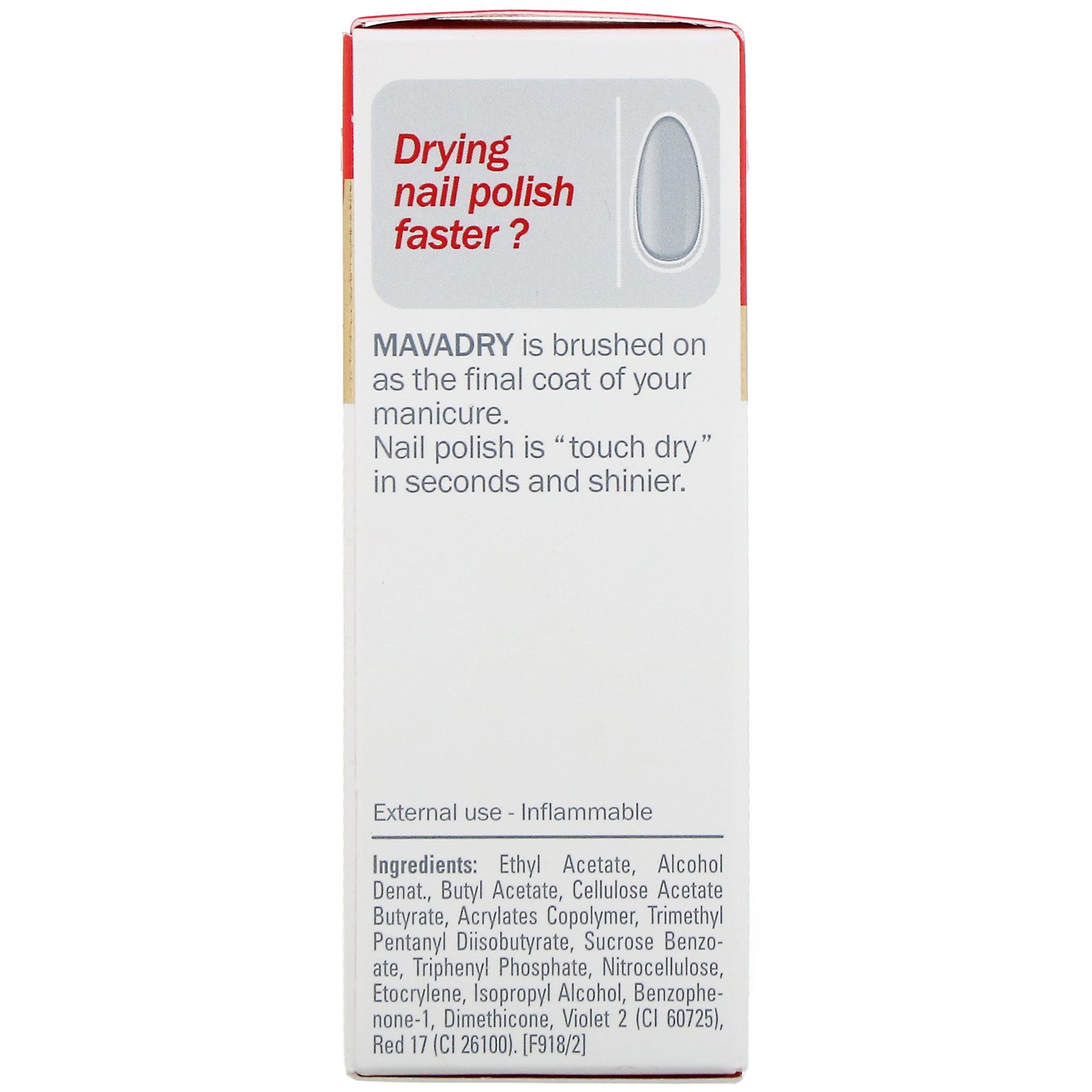 Comprar Mavala, Mavadry, 10 ml - Imagem 3