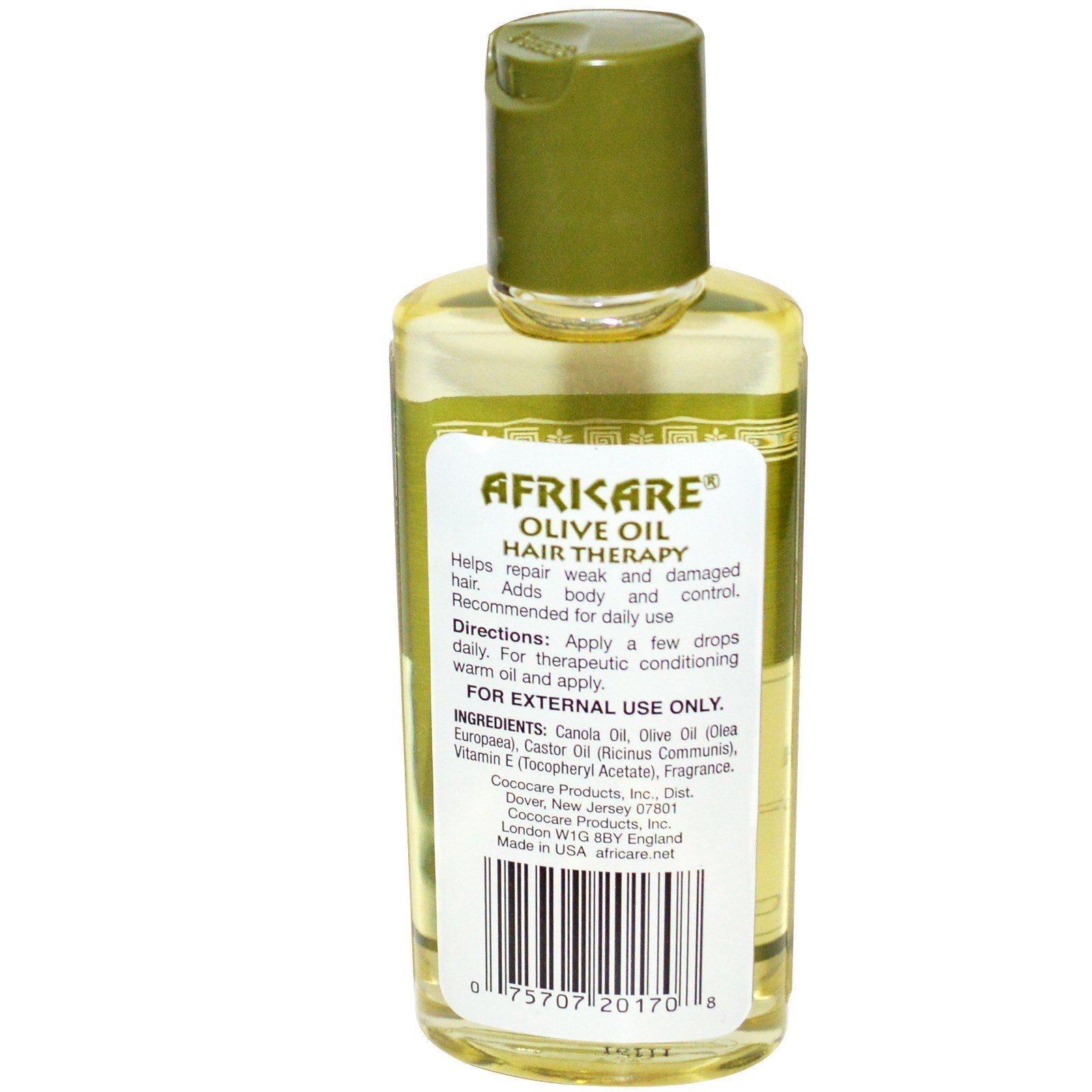 Comprar Cococare, AfriCuidado Pessoal, Terapia Capilar de Azeite de Oliva, 2 fl oz (60 ml) - Imagem 2