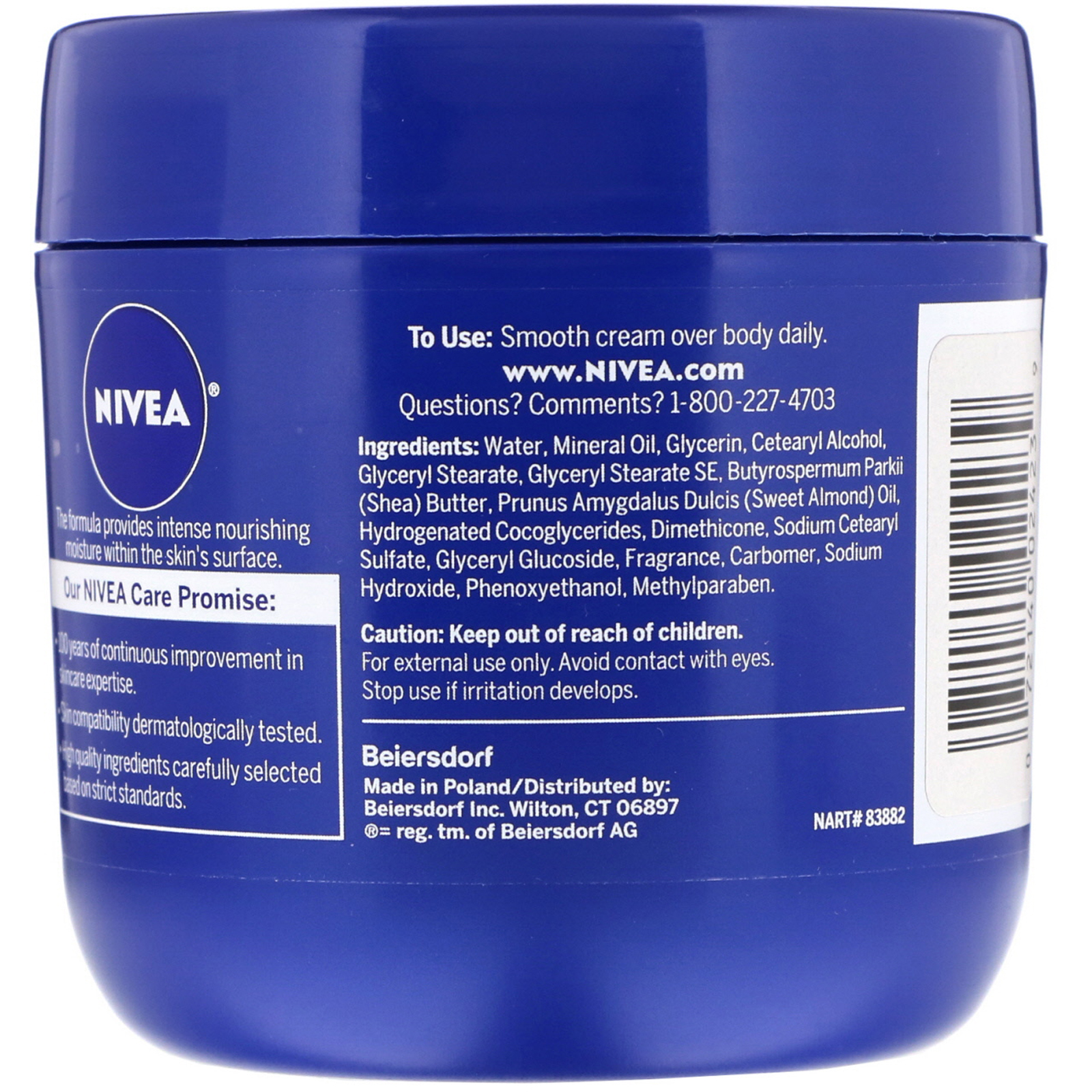 Comprar Nivea, Body Cream, Essentially Enriched, 13.5 fl oz (382 g) - Imagem 2