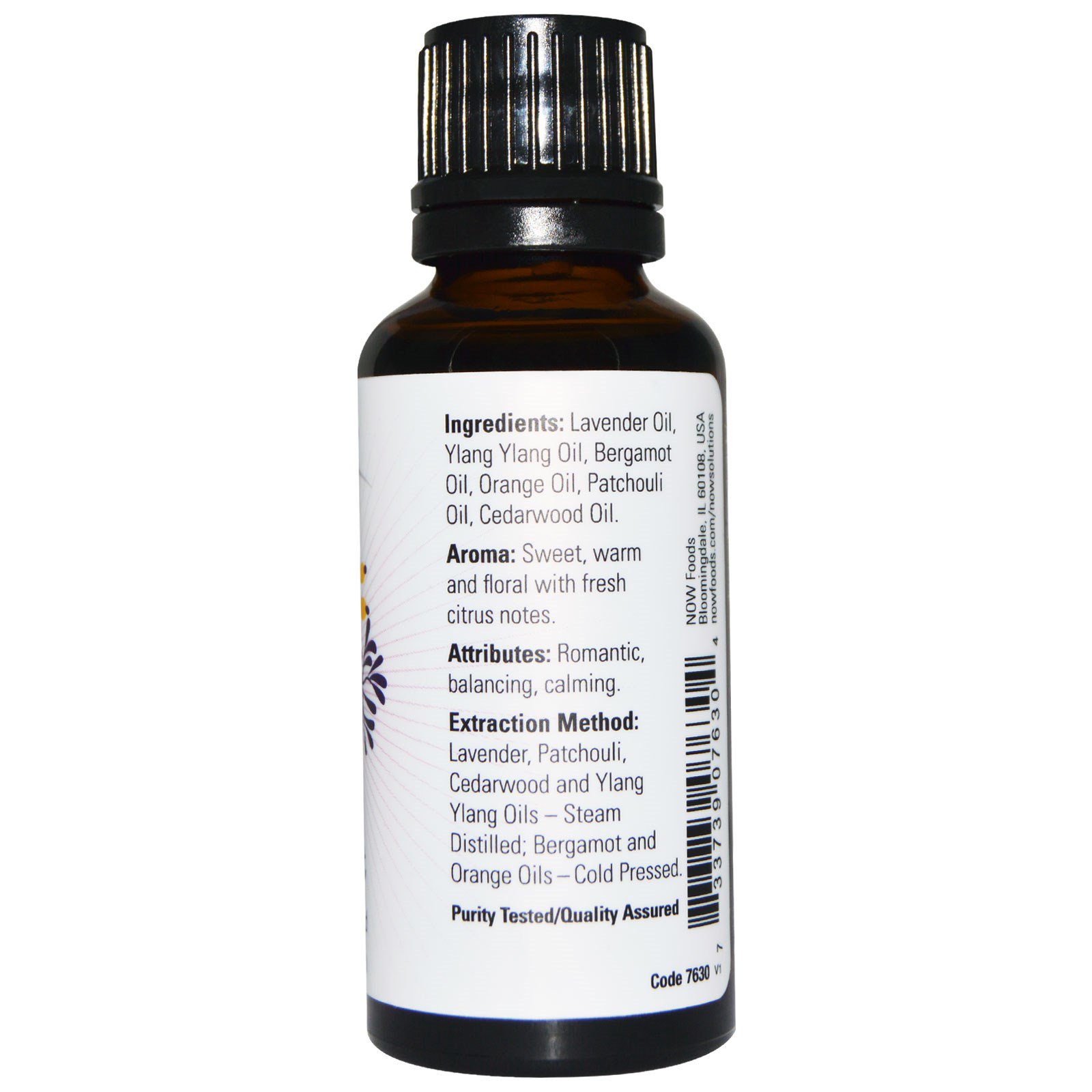Comprar Now Foods, Óleos Essenciais, Bottled Bouquet, Mistura Romântica, 30 ml (1 fl oz) - Imagem 2