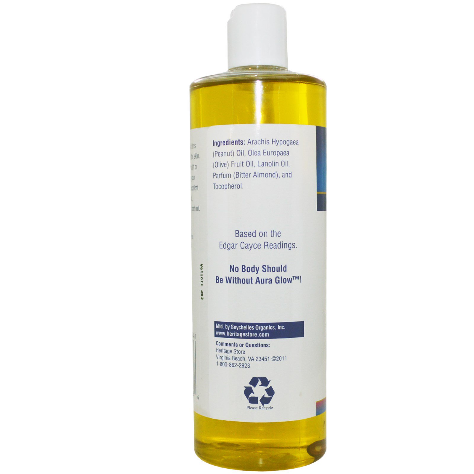 Comprar Heritage Store, Aura Glow, Amêndoa, 16 fl oz (480 ml) - Imagem 2