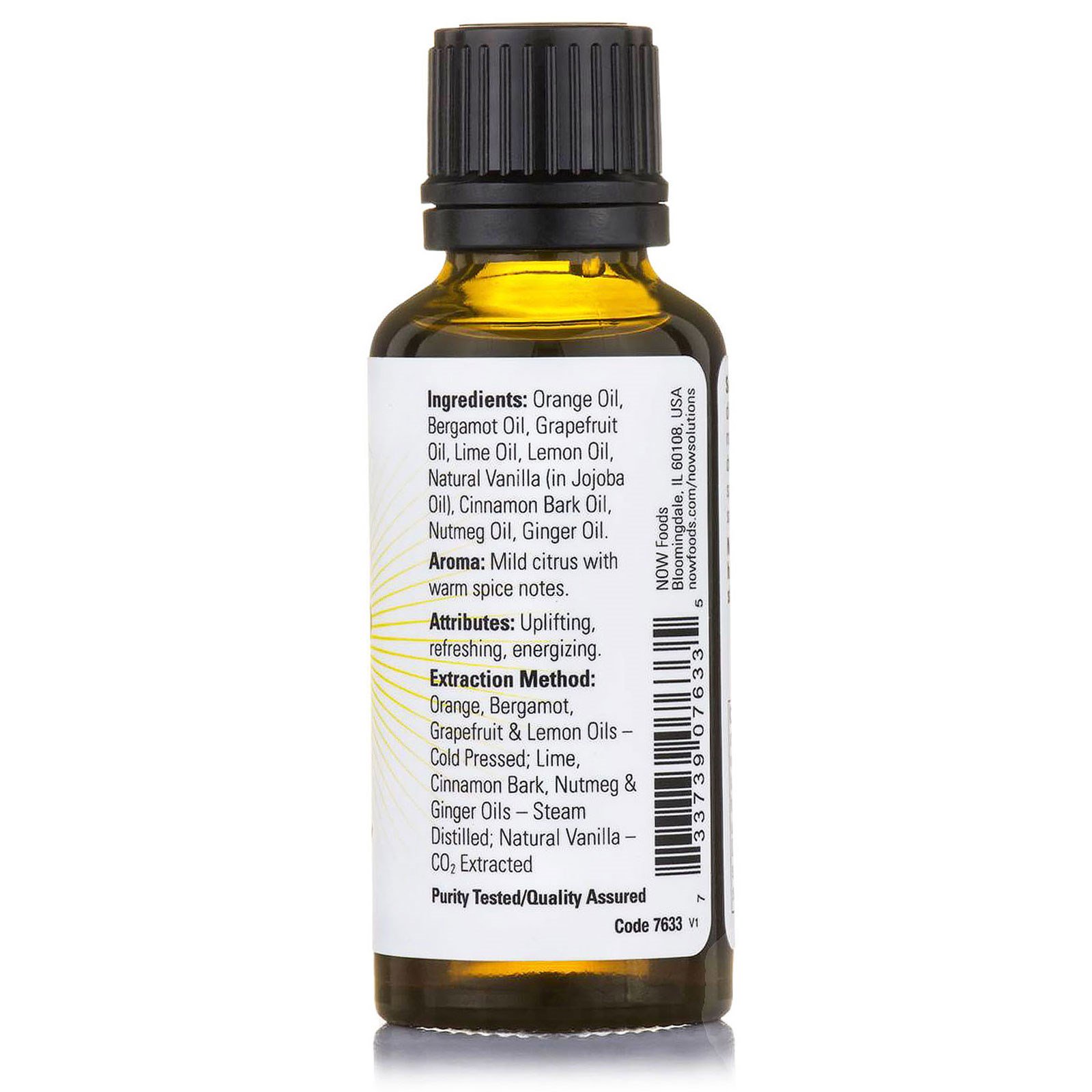 Comprar Now Foods, Óleos Essenciais, Sorrisos Por Milhas, Composto Estimulante, 30ml - Imagem 2