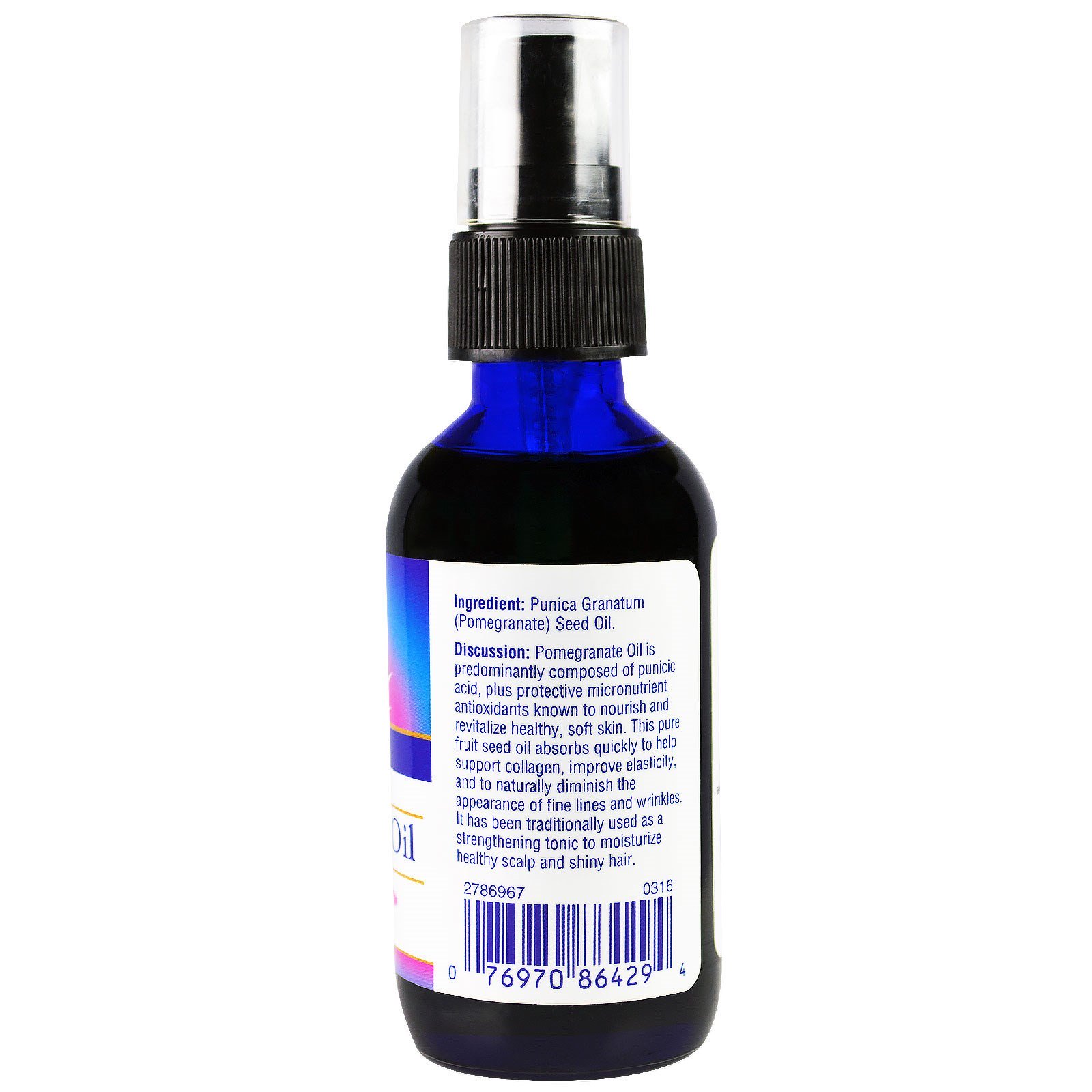 Comprar Heritage Store, Óleo de Romã, Natural, Extraído a Frio, 60ml - Imagem 2