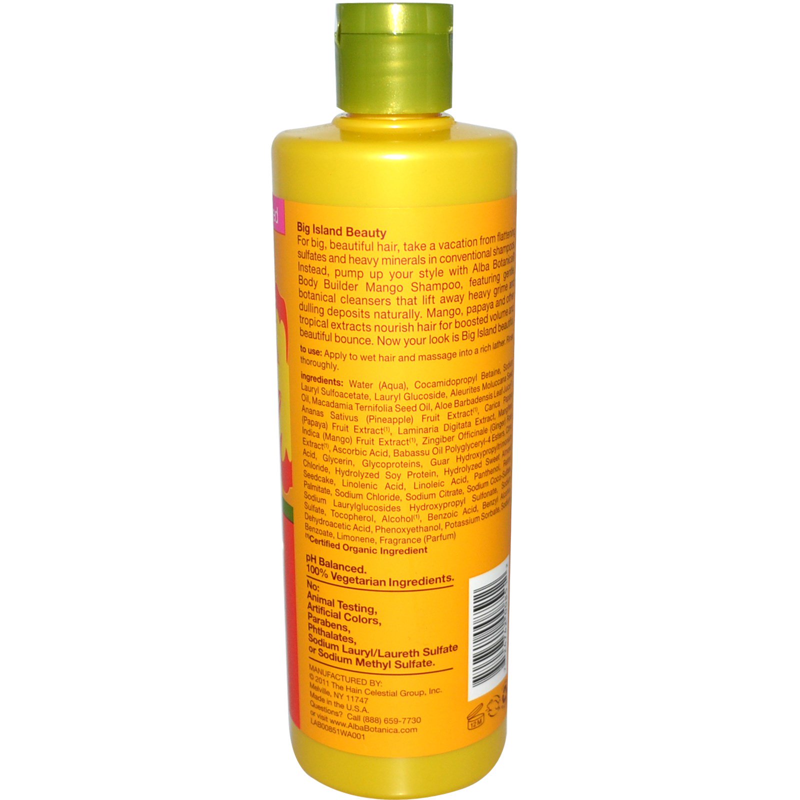 Comprar Alba Botanica, Shampoo Havaiano, Manga Encorpante, 12 fl oz (355 ml) - Imagem 2